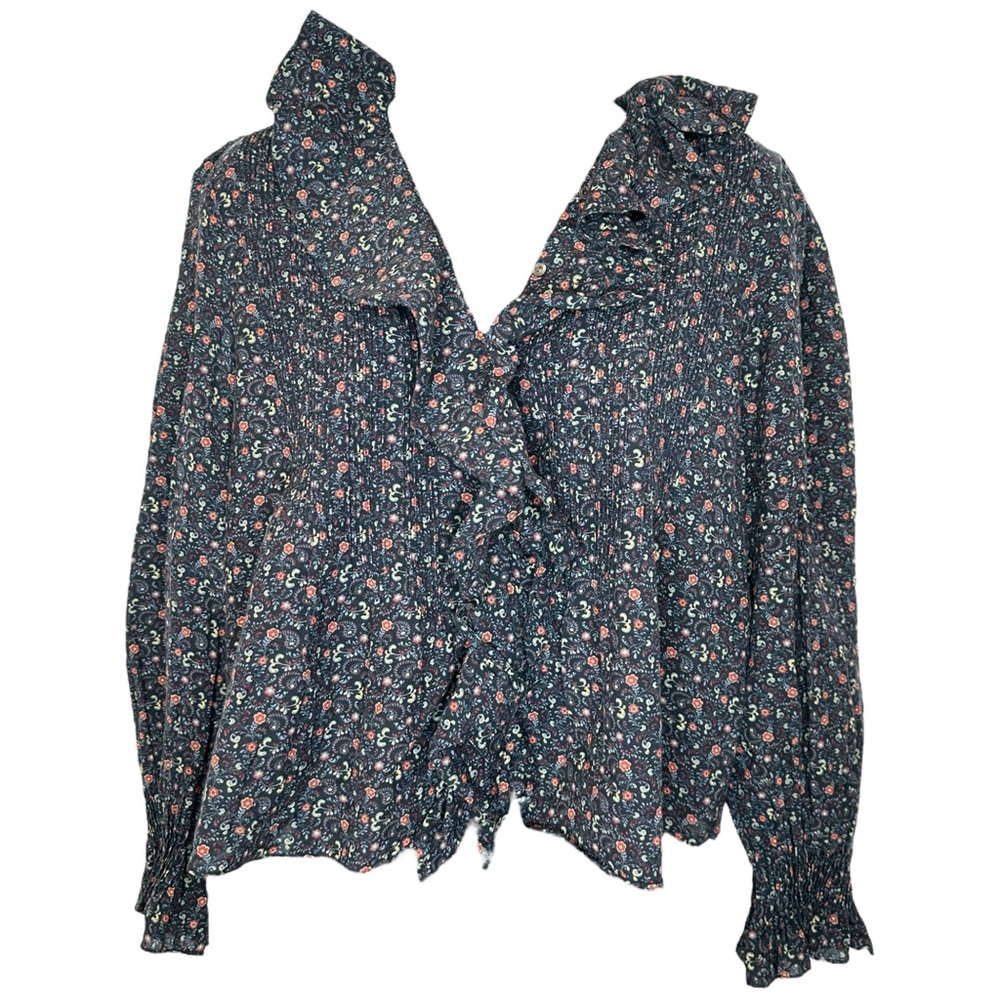 Doen 'Hardy' Top in Black Marfa Paisley - Picture 2 of 3